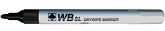 ValueX Whiteboard Marker Bullet Tip 2mm Line Black (Pack 10) - 871001